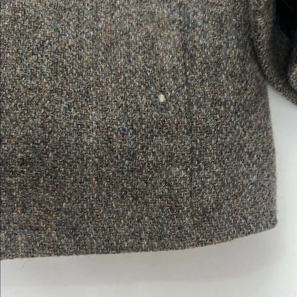 Vintage May‎ D&F Academia Gray Wool Sport Coat Professor Elbow Patches  Size M